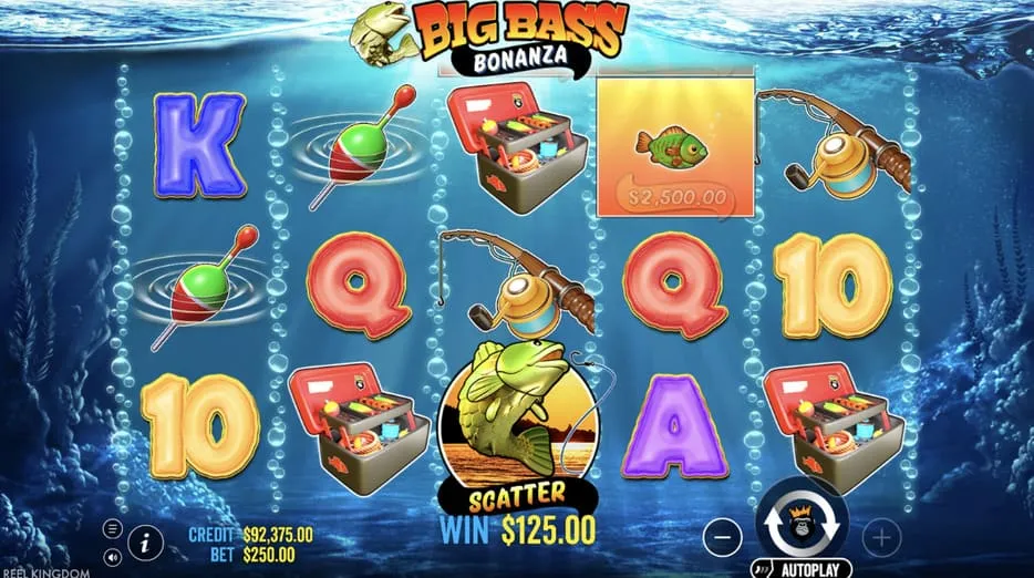 العب ماكينات القمار Big Bass Bonanza بأموال حقيقية